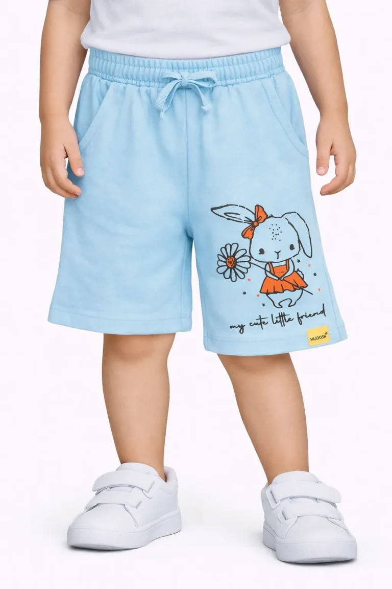 Junior Girls Bule Shorts 2