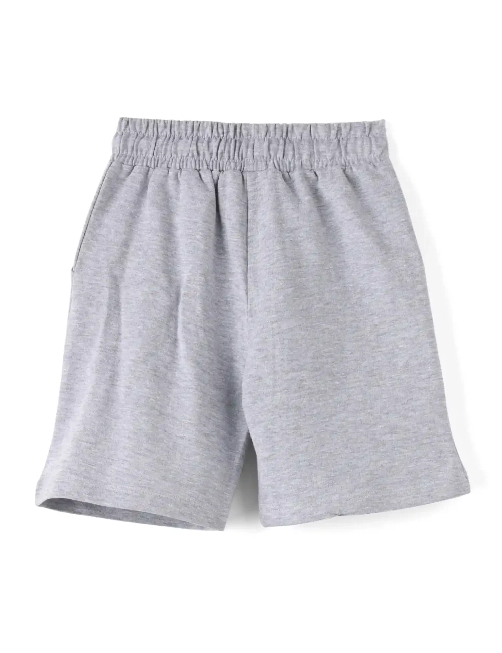 Boys Cotton Shorts with Dino Crossing Print | Grey Heather | Ages 2-6 | Mijoosh