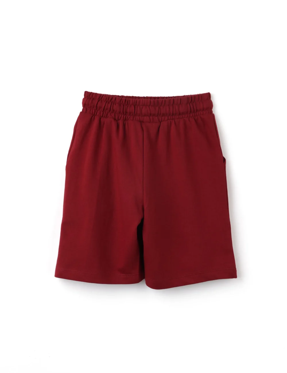 Boys Cotton Shorts with Mini Digger Print | Winery Red | Ages 2-6 | Mijoosh