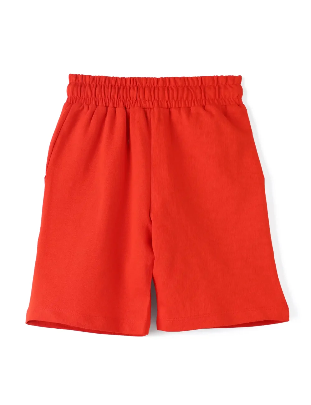 Boys Cotton Shorts with Peanut Monkey Print | Fiery Red | Ages 2-6 | Mijoosh
