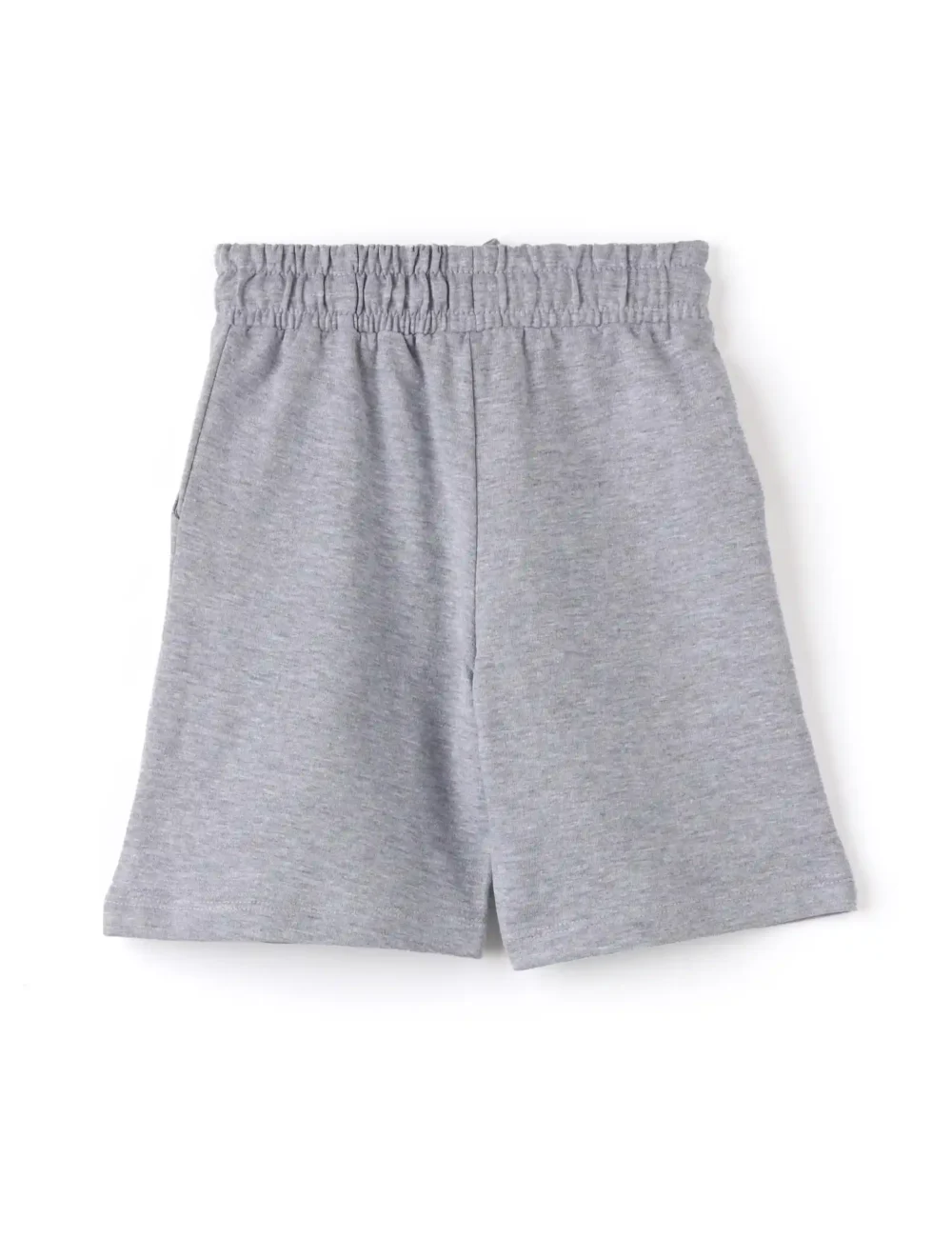 Boys Cotton Shorts with Peanut Monkey Print | Grey Heather | Ages 2-6 | Mijoosh