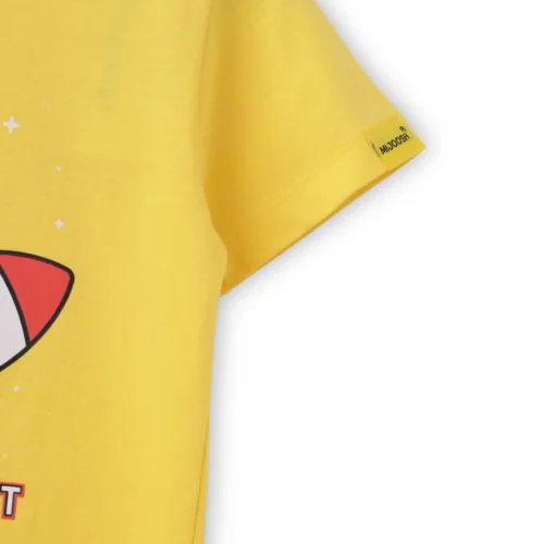 Boys Cotton T-Shirt | Space Cadet | Dandelion | 2-6Y