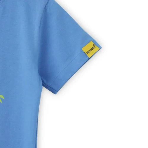 Boys Cotton T-Shirt | Lil Cool Dino | All Aboard Blue | 2-6Y