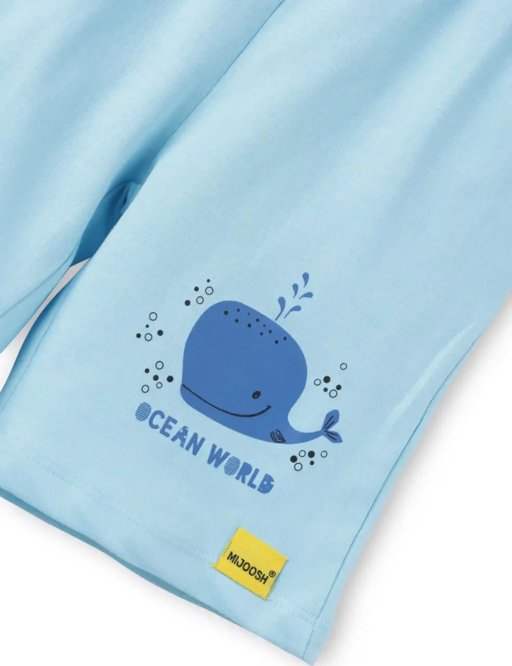 Girls Cotton Shorts | Baby Shark | Blue | 2-6Y