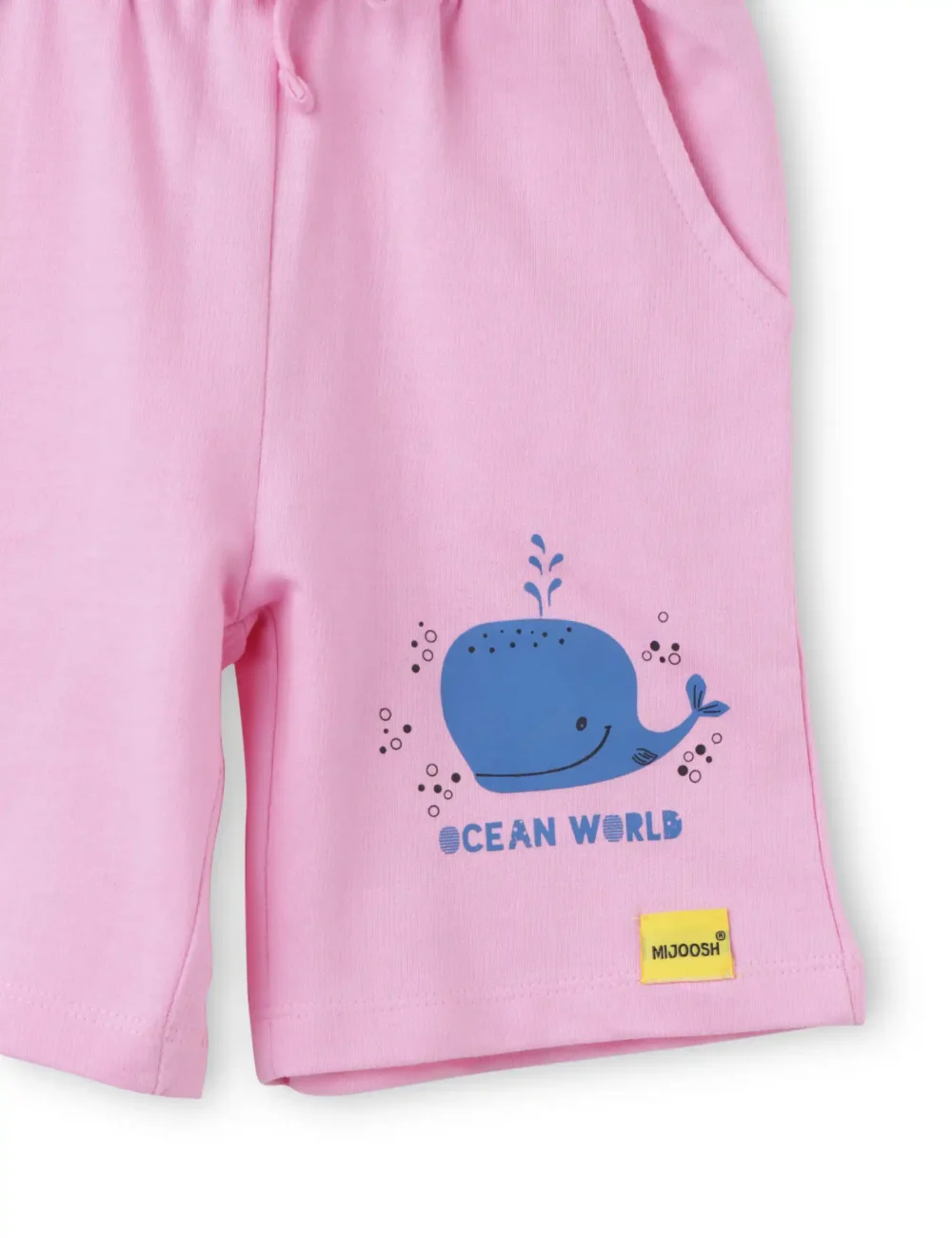 Girls Cotton Shorts | Baby Shark | Pink | 2-6Y