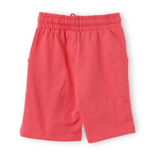 Girls Cotton Shorts | Cute Elephant | Red | 2-6Y
