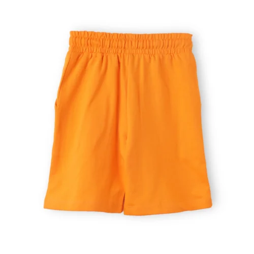 Girls Cotton Shorts | Elephant | Orange | 2-6Y