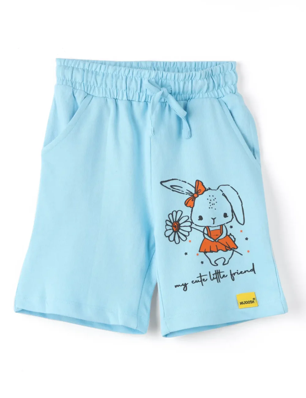 Girls Cotton Shorts | My Cute Friend | Blue | 2-6Y