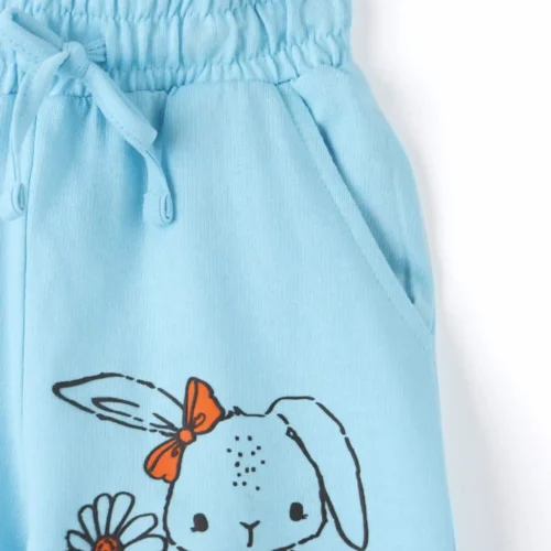 Girls Cotton Shorts | My Cute Friend | Blue | 2-6Y