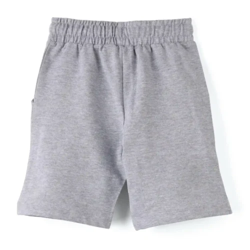 Girls Cotton Shorts | Giraffe | Grey Melange | 2-6Y