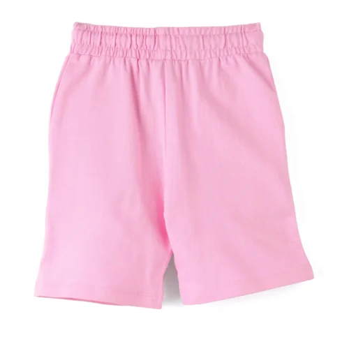 Girls Cotton Shorts | Cute Dog | Pink | 2-6Y