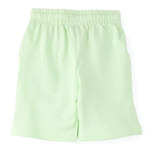 Girls Cotton Shorts | Cute Dog | Green | 2-6Y