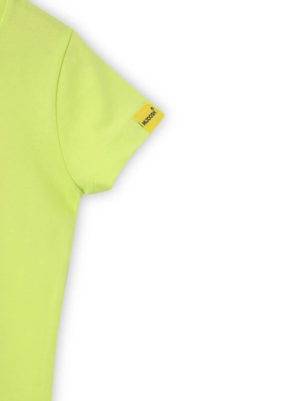Girls Cotton T-Shirt | Donut | Acid Lime Green | 2-6Y