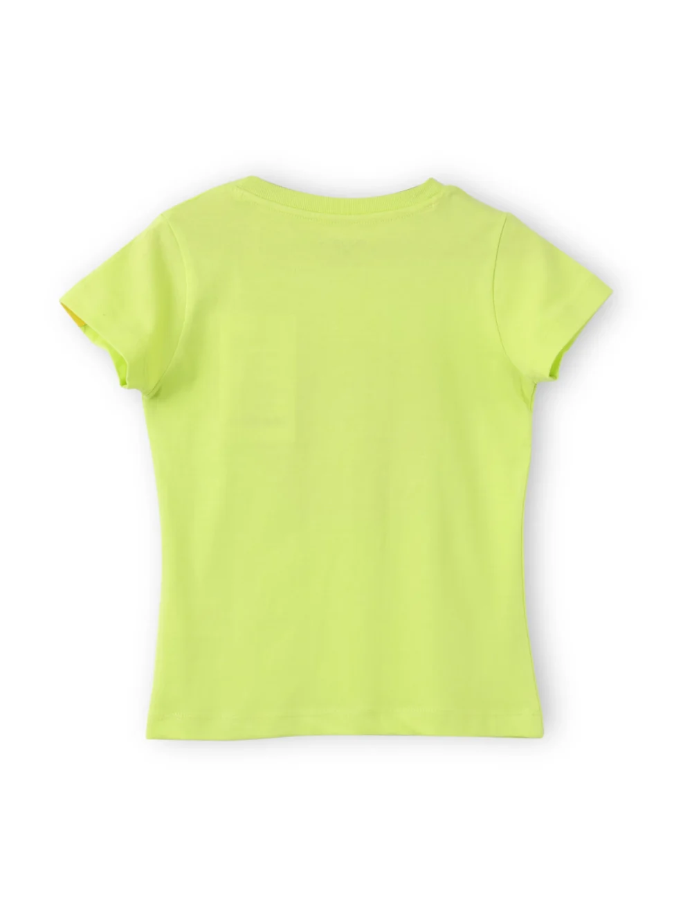 Girls Cotton T-Shirt | Donut | Acid Lime Green | 2-6Y