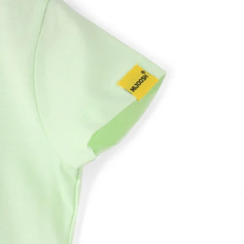 Girls Cotton T-Shirt | Giraffe | Patina Green | 2-6Y