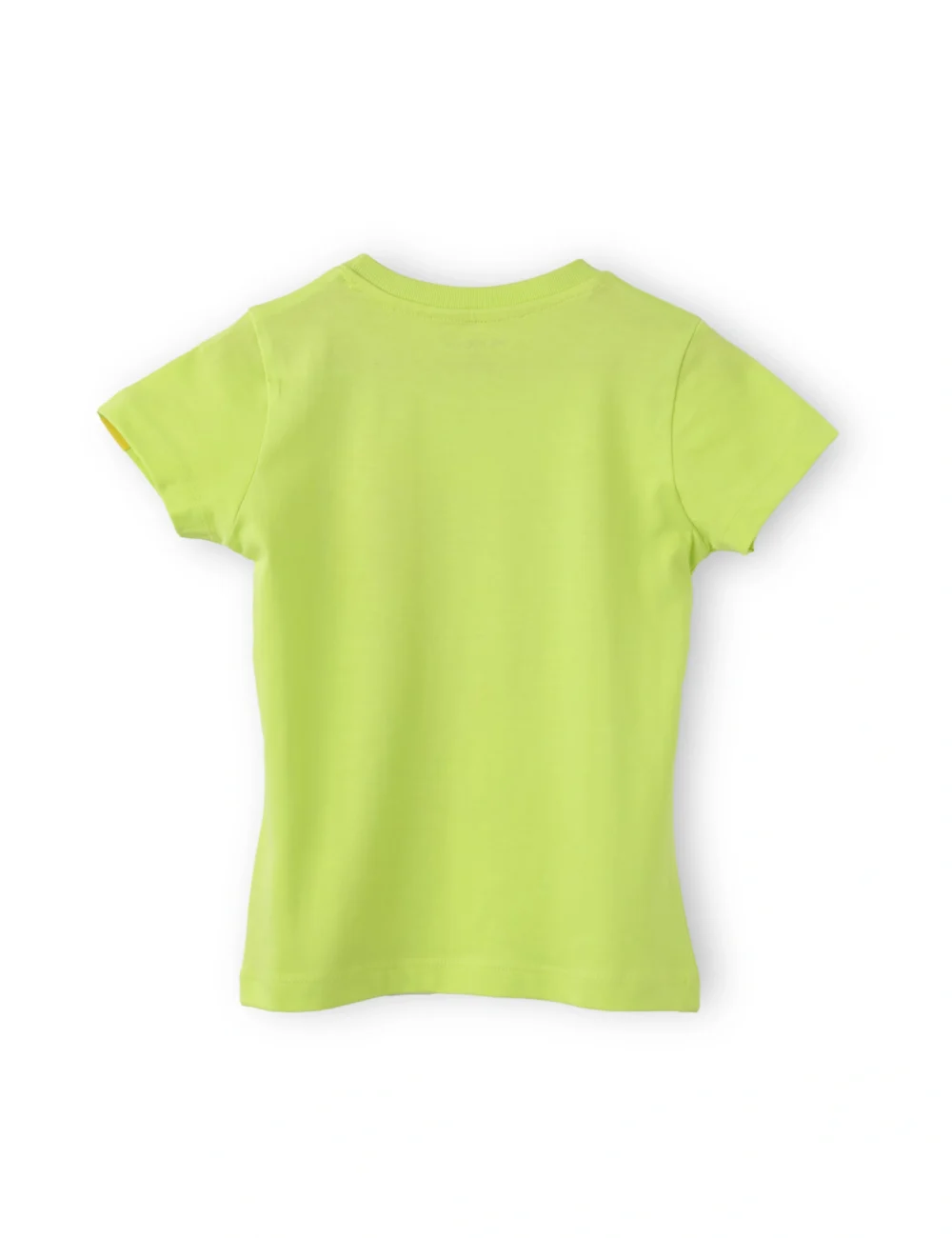 Girls Cotton T-Shirt | Baby Elephant | Acid Lime Green | 2-6Y
