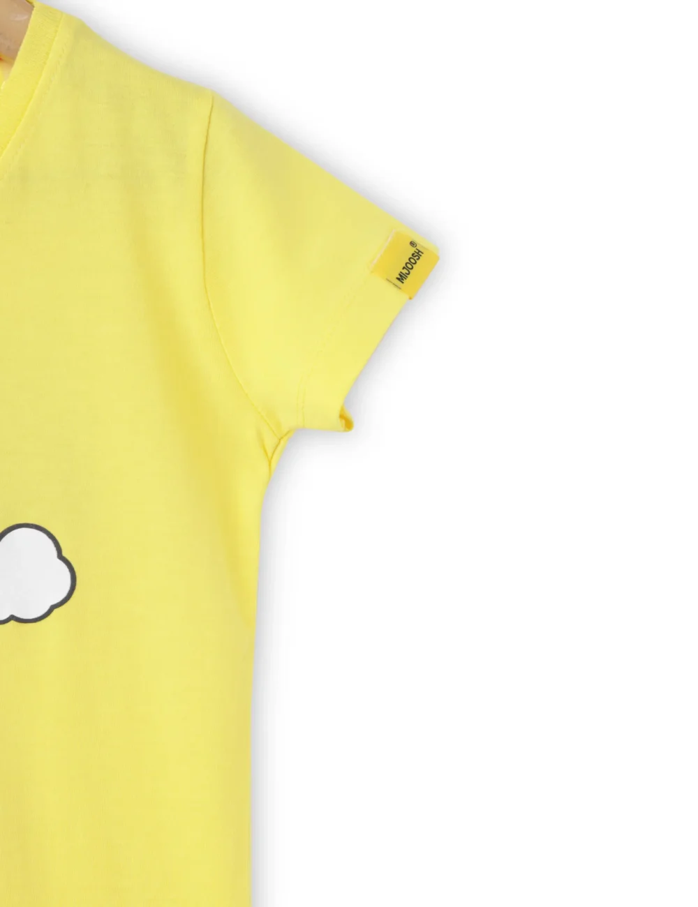 Girls Cotton T-Shirt | Baby Elephant | Blazing Yellow | 2-6Y