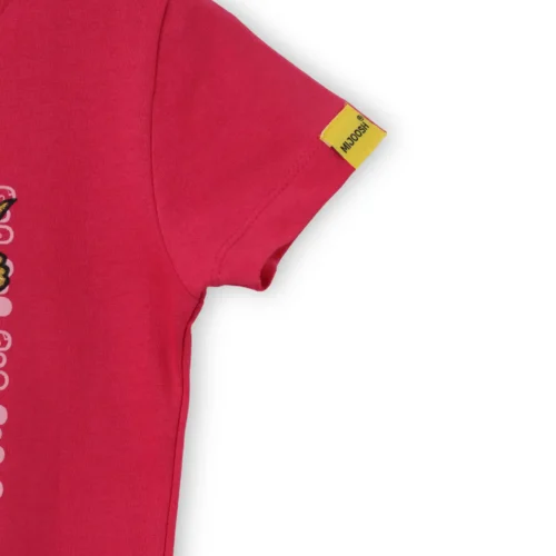 Girls Cotton T-Shirt | Love Tweety | Bright Rose Pink | 2-6Y