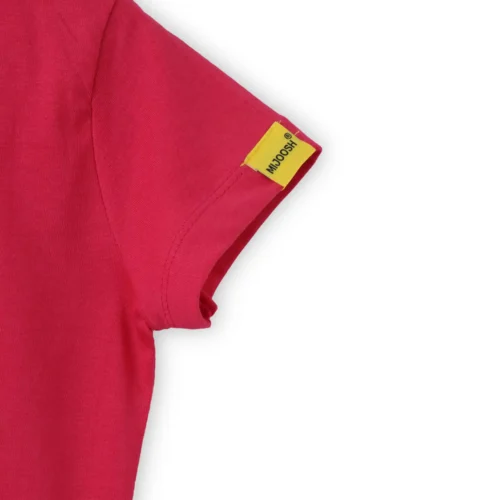 Girls Cotton T-Shirt | Love Ice Creams | Bright Rose Pink | 2-6Y