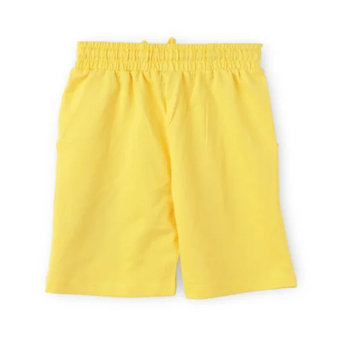Boys Cotton Shorts | Adventure Jeep | Dandelion Yellow | 7-14Y