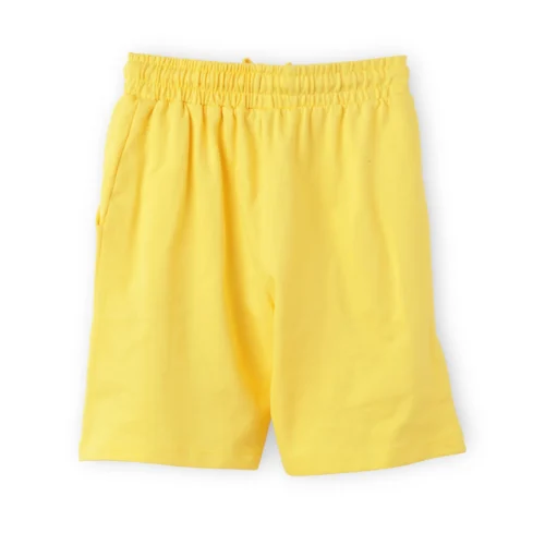 Boys Cotton Shorts | Off Road Jeep | Dandelion Yellow | 7-14Y