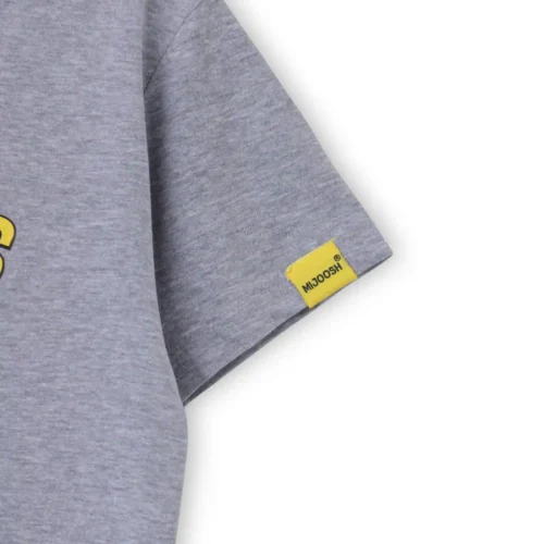 Boys Cotton T-Shirt | Dinosaurs | Grey Heather | 7-14Y