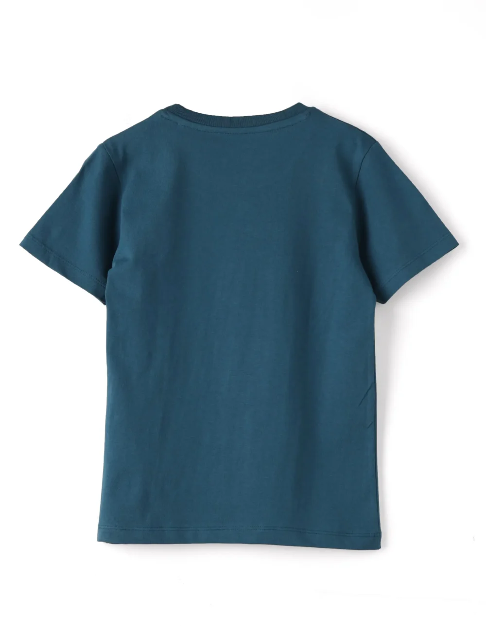 Boys Cotton T-Shirt | Soccer Camp | Blue Coral | 7-14Y