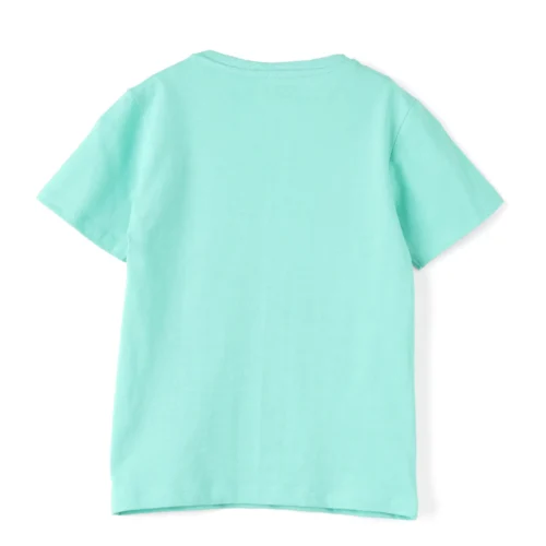 Boys Cotton T-Shirt | Wild Mud Race | Biscay Green | 7-14Y