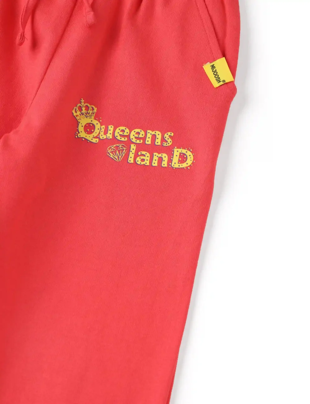 Girls Cotton Capri Pants | Red | 7-14Y