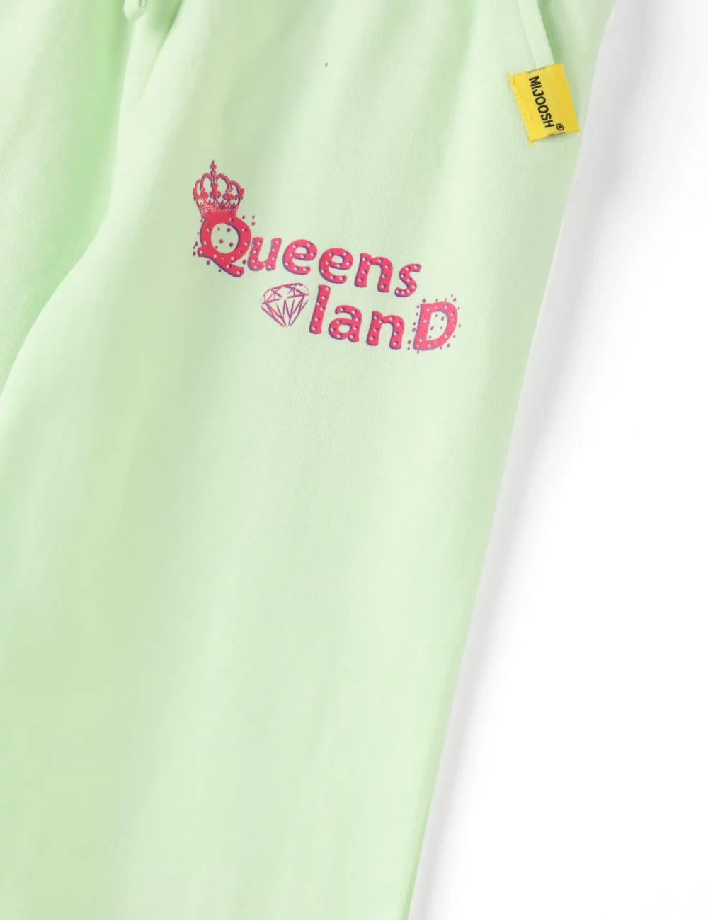 Girls Cotton Capri Pants | Green Queens | 7-14Y