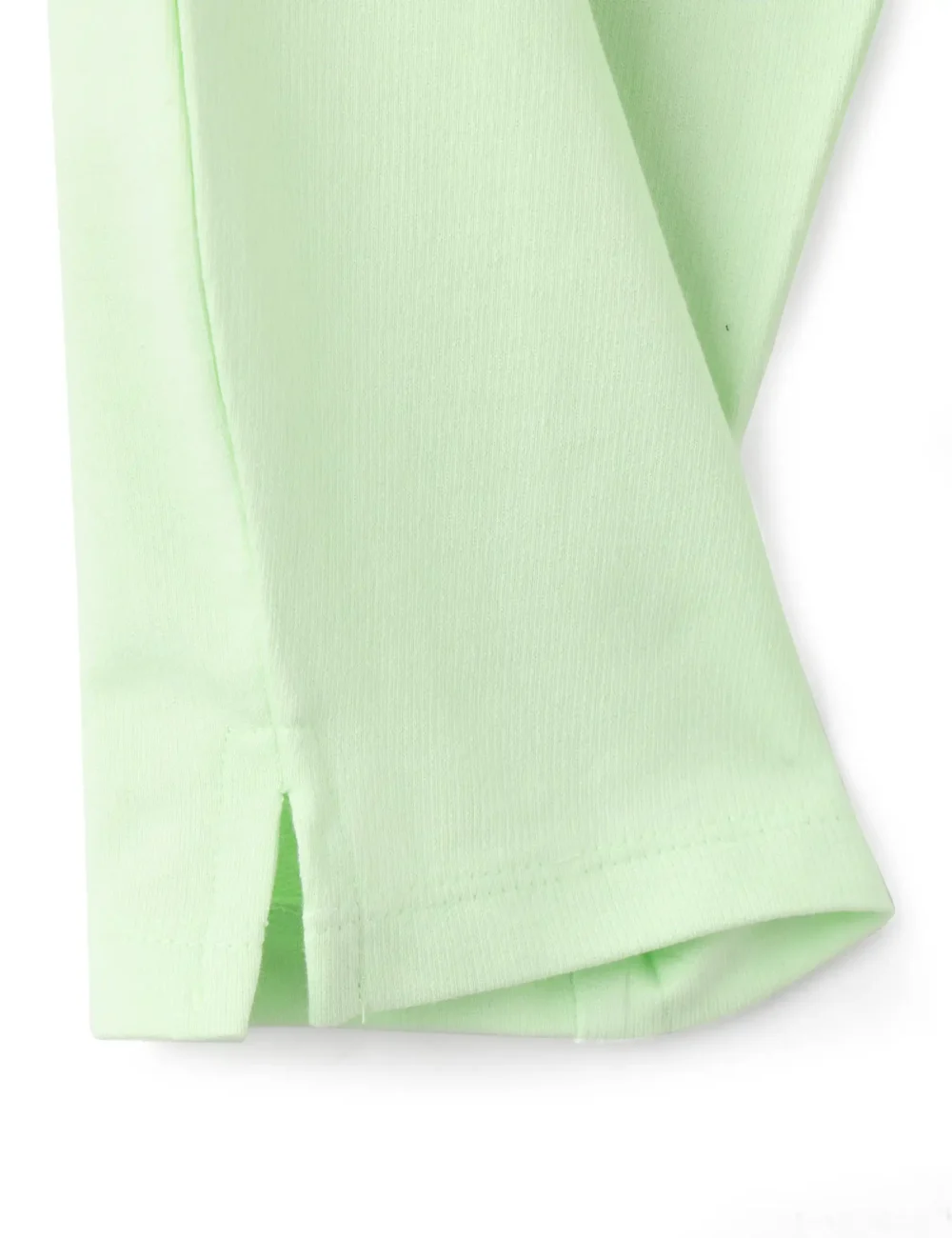 Girls Cotton Capri Pants | Green Queens | 7-14Y