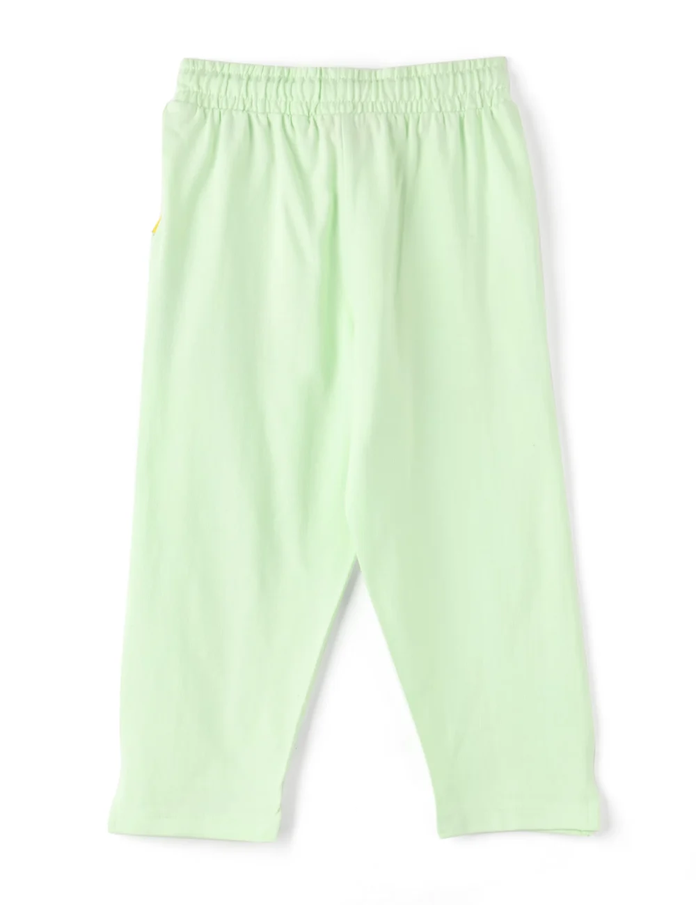 Girls Cotton Capri Pants | Green Queens | 7-14Y