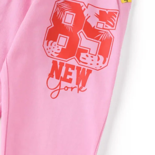 Girls Cotton Capri Pants | Pink | 7-14Y