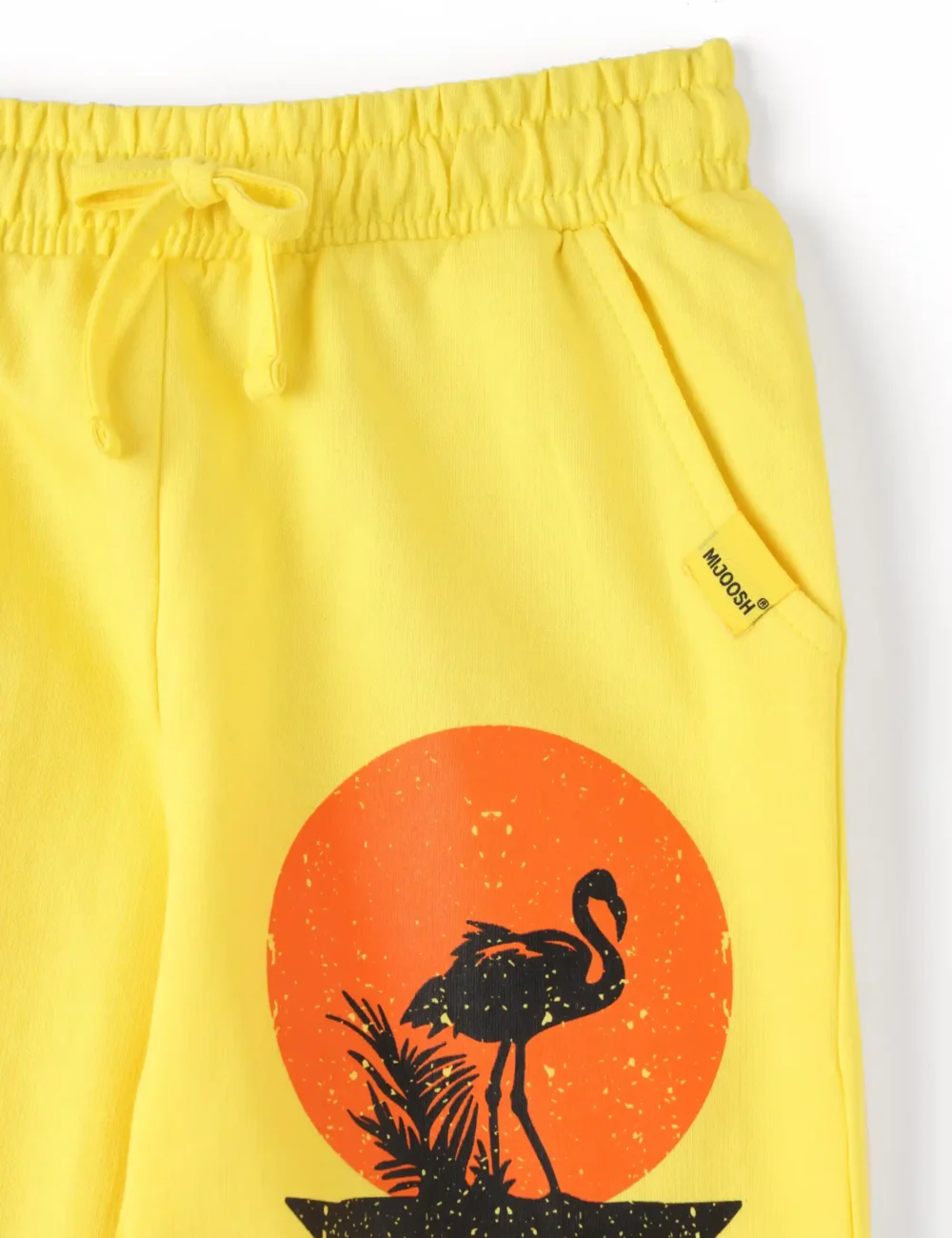 Girls Cotton Capri Pants | Yellow Miami | 7-14Y