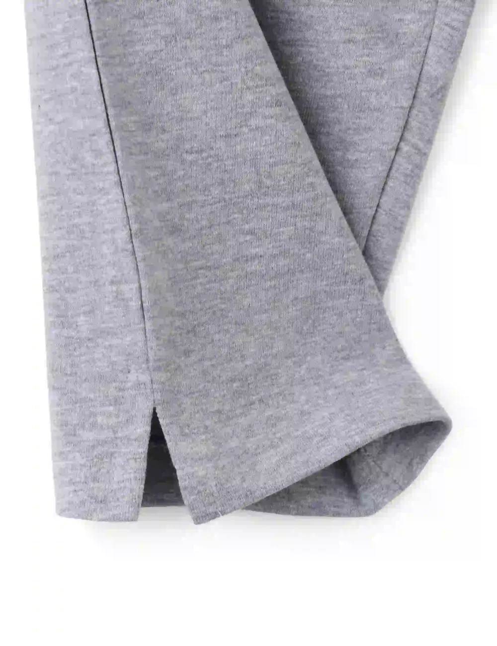 Girls Cotton Capri Pants | Grey Melange | 7-14Y