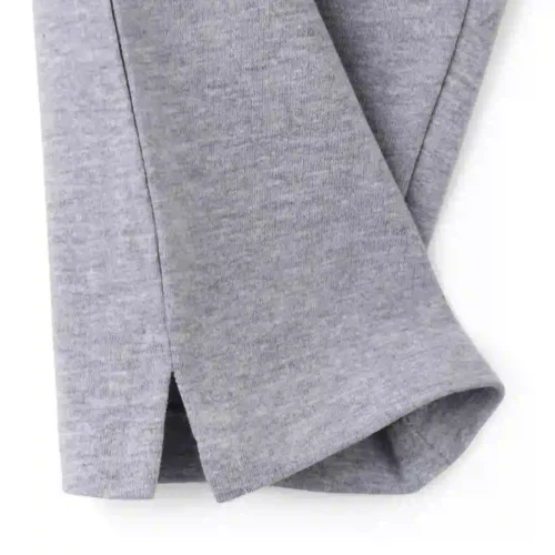 Girls Cotton Capri Pants | Grey Melange | 7-14Y