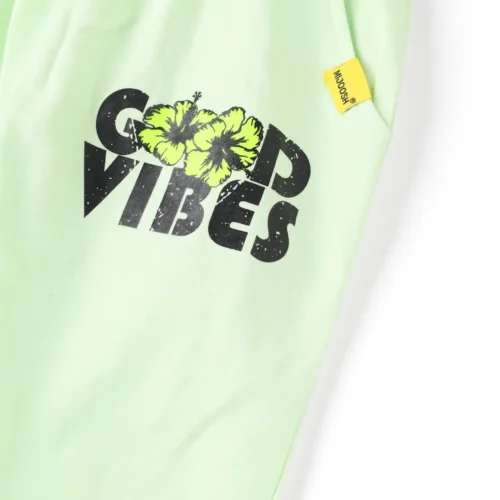 Girls Cotton Capri Pants | Green | 7-14Y