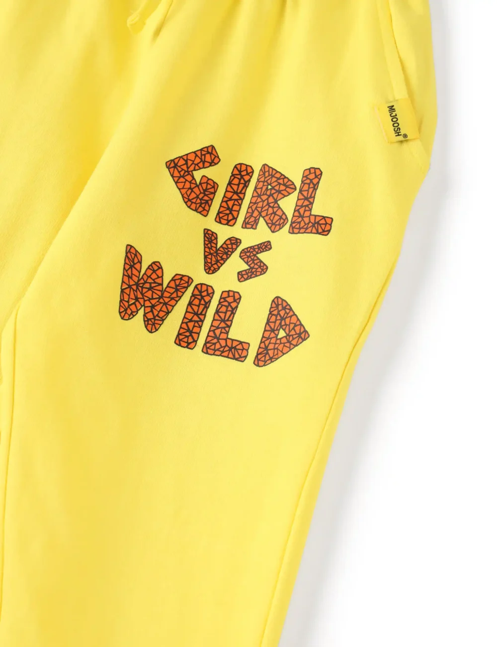 Girls Cotton Capri Pants | Yellow | 7-14Y