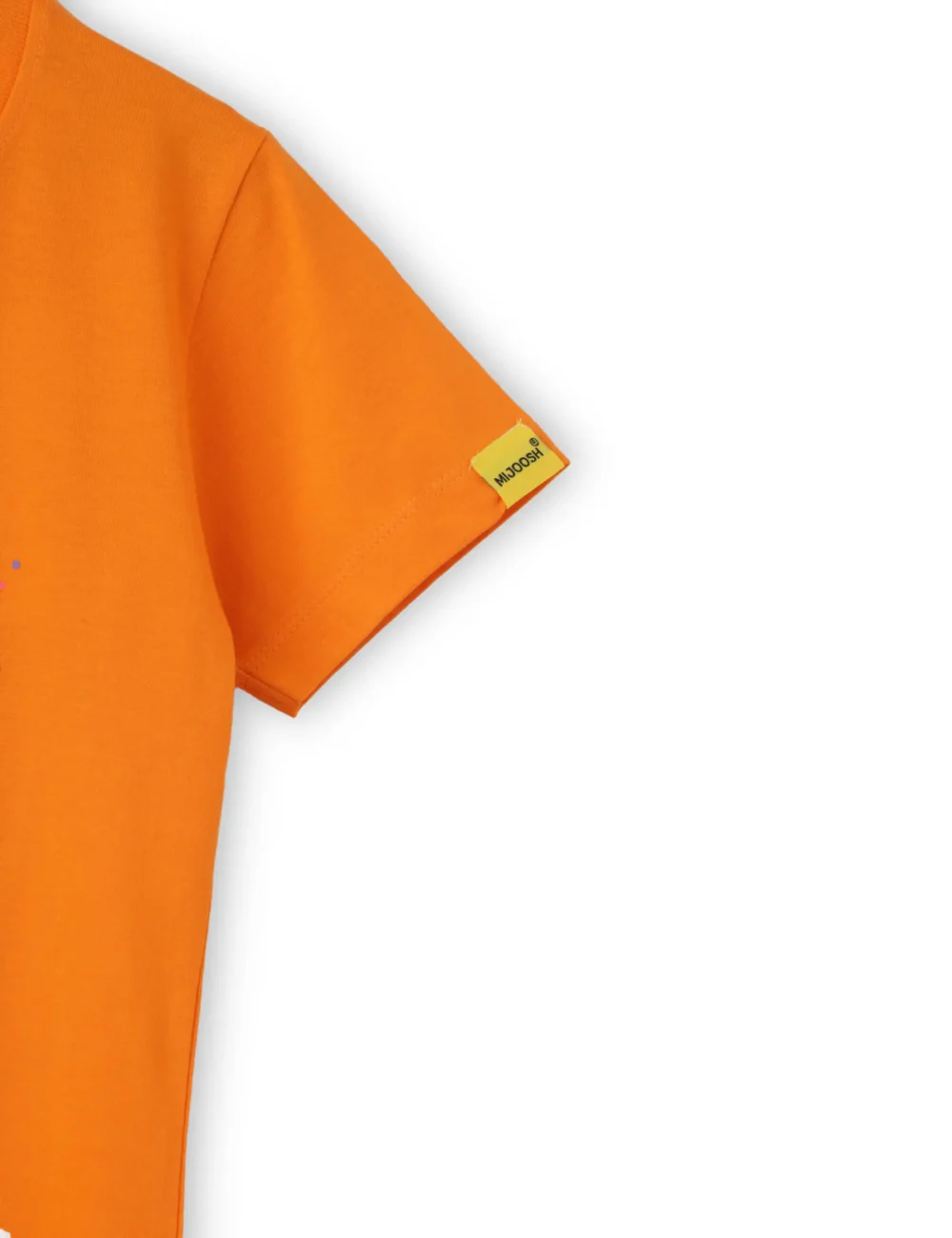 Girls Cotton T-Shirt | Beauty Queen | Vibrant Orange | 7-14Y