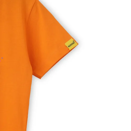 Girls Cotton T-Shirt | Beauty Queen | Vibrant Orange | 7-14Y