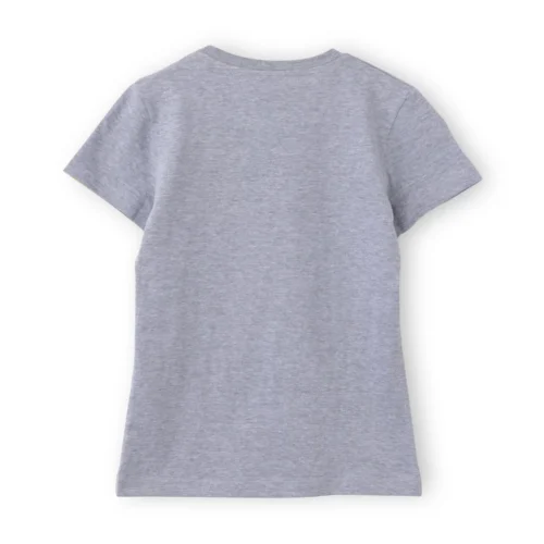Girls Cotton T-Shirt | Queen of Selfie | Grey Heather | 7-14Y