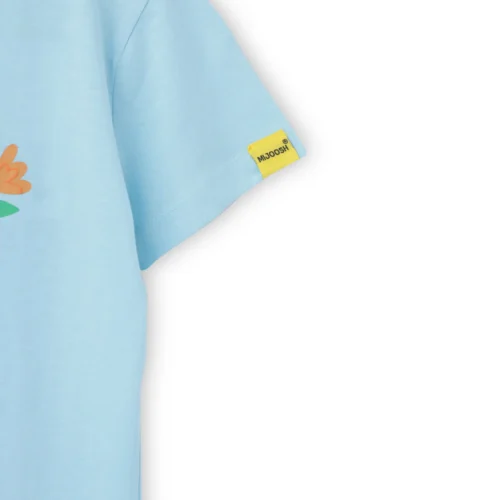 Girls Cotton T-Shirt | Cute Crazy | Atomizer Blue | 7-14Y