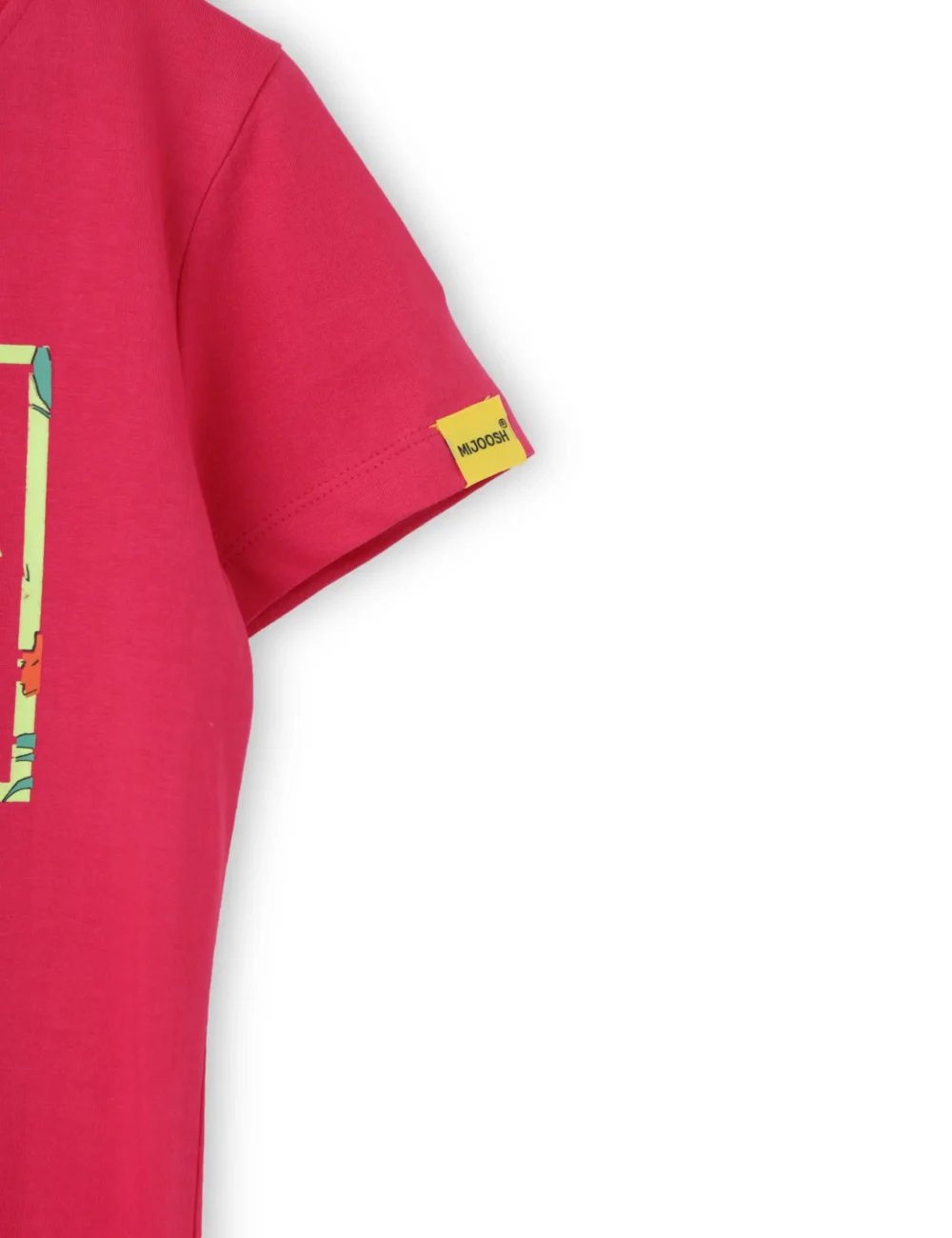 Girls Cotton T-Shirt | Paradise Beach | Bright Rose Pink | 7-14Y