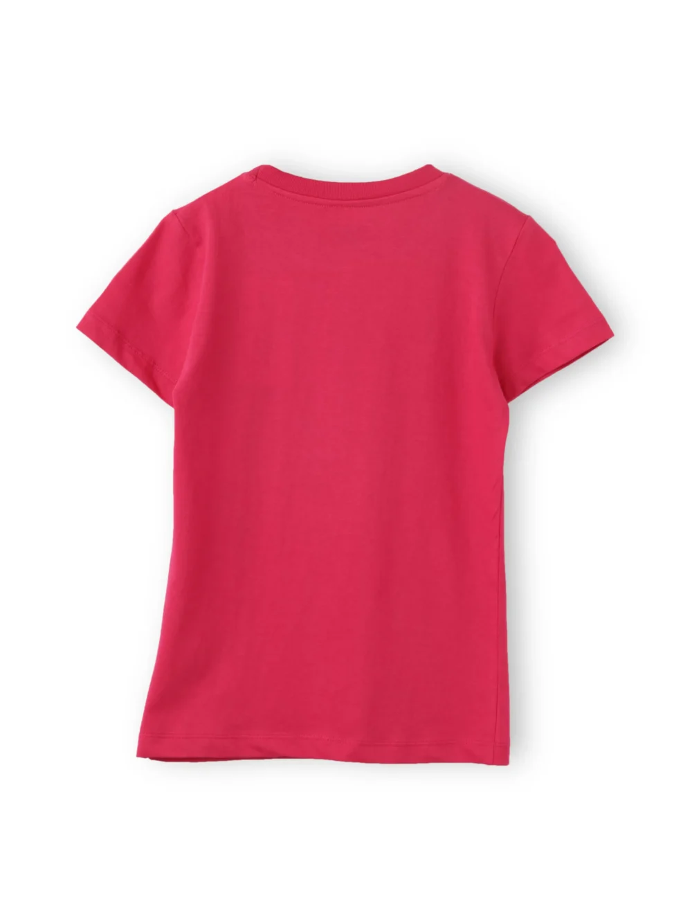 Girls Cotton T-Shirt | Paradise Beach | Bright Rose Pink | 7-14Y